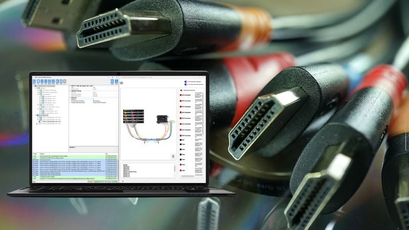 Keysight's N5992HPCD CAT4 Cable Eye Test Software